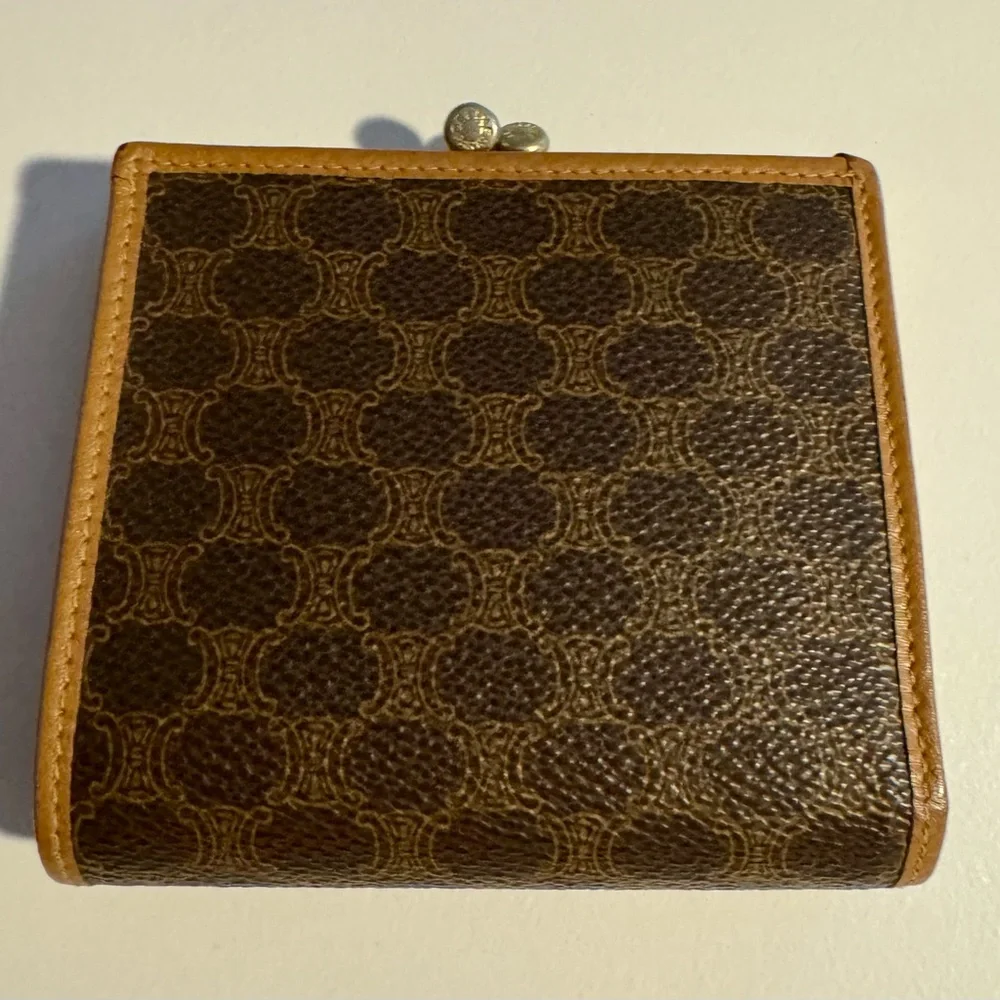 Vintage Celine Macadam Patterned Crossbody Bag and Wallet Set - Picture 12 of 14